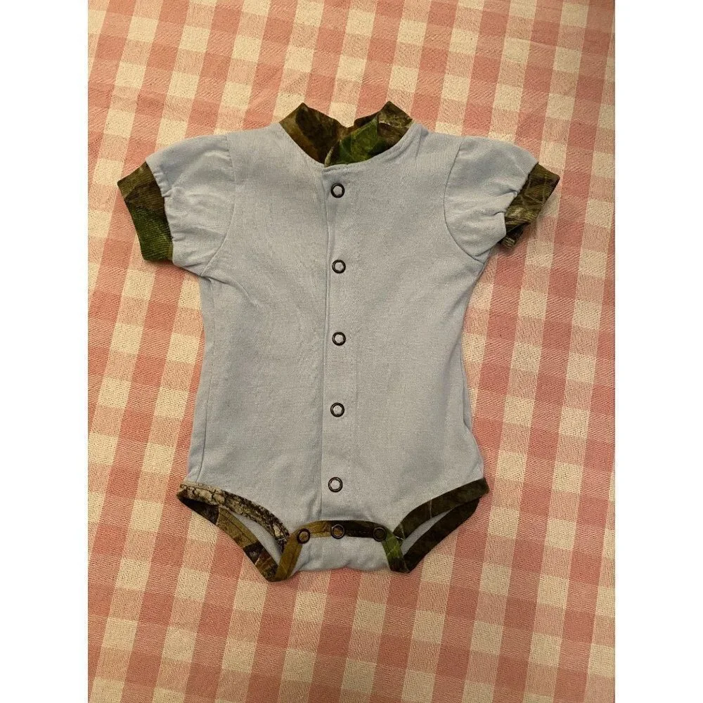 Jordan Lee camouflage and baby blue 1 Piece -size nb